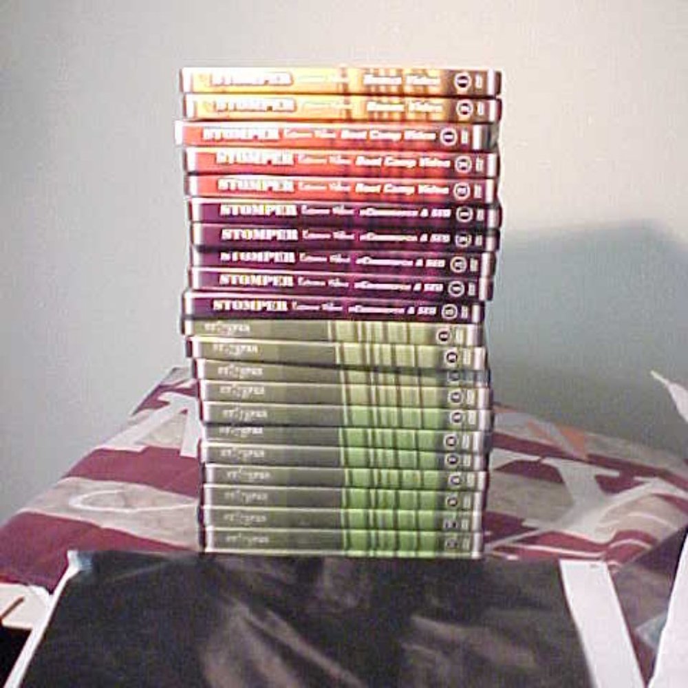 Bundle of 22 Search Engine Optimization SEO DVD's Stomping the Search Engines